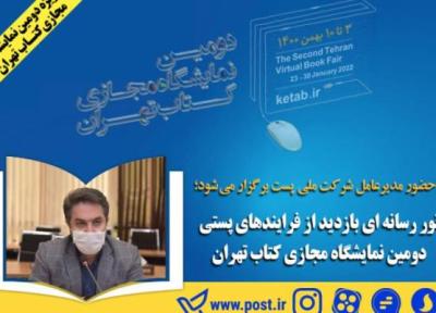 تور رسانه ای بازدید از فرآیندهای پستی دومین نمایشگاه مجازی کتاب تهران
