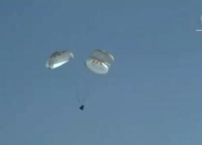 کپسول دراگون 4 فضانورد را به زمین آورد